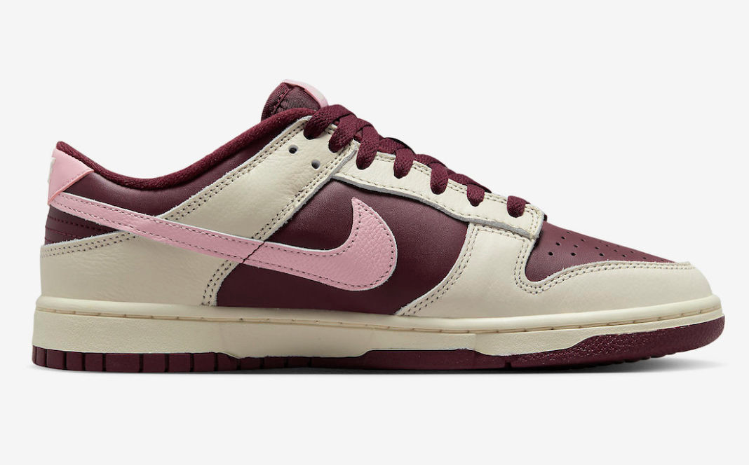 RvceShops - new nike griffey release shoes sneakers - 100 - Nike SB Dunk  Low Valentines Day Pale Ivory Medium Soft Pink Night Maroon DR9705
