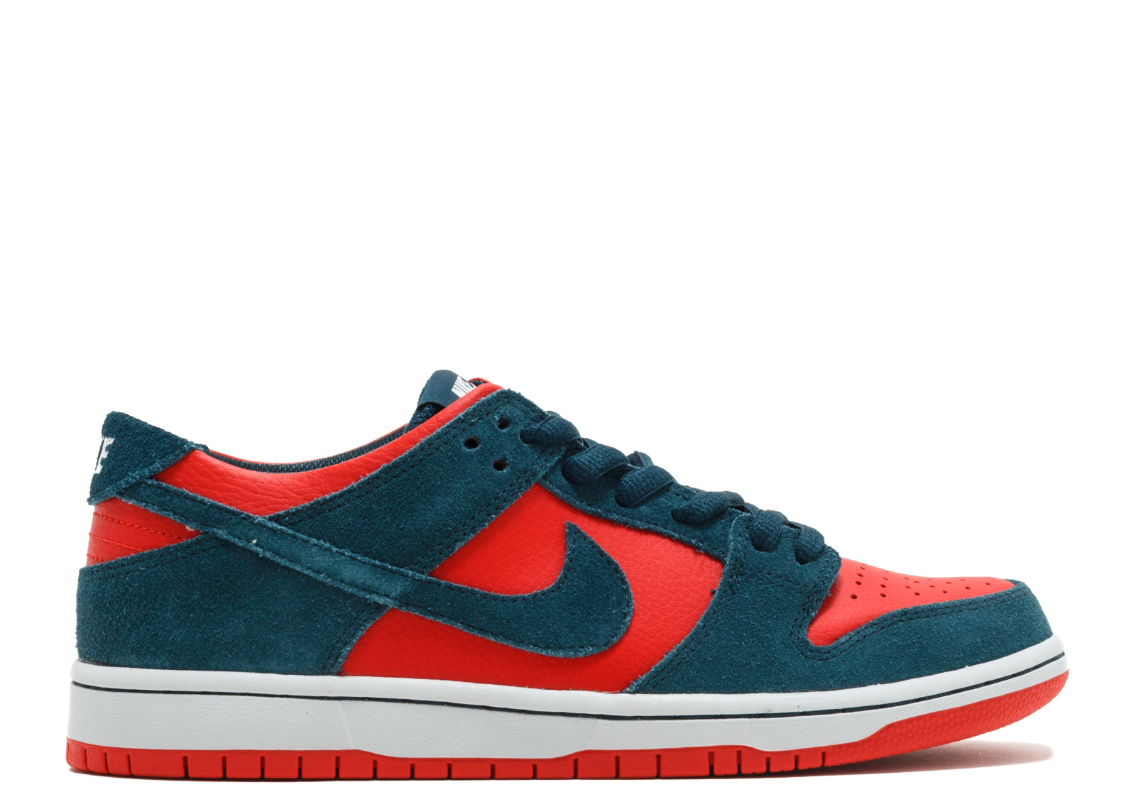 nike sb dunk low blue and red