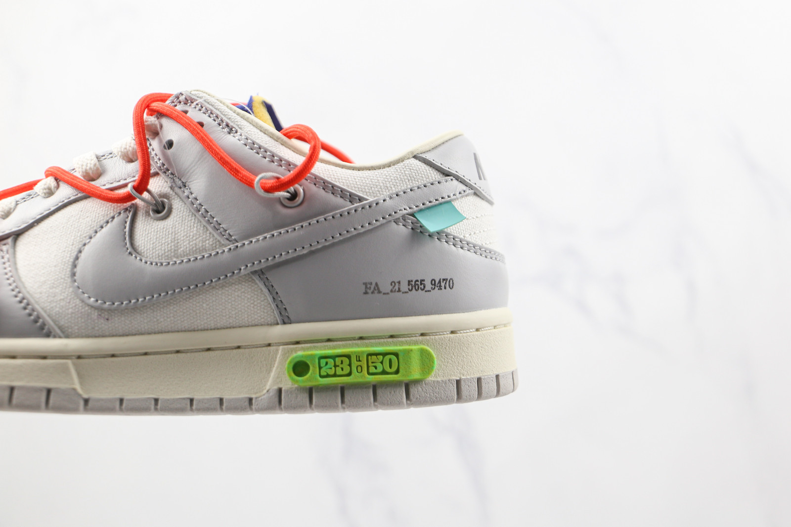 White x Nike cheetah SB Dunk Low Lot 23 
