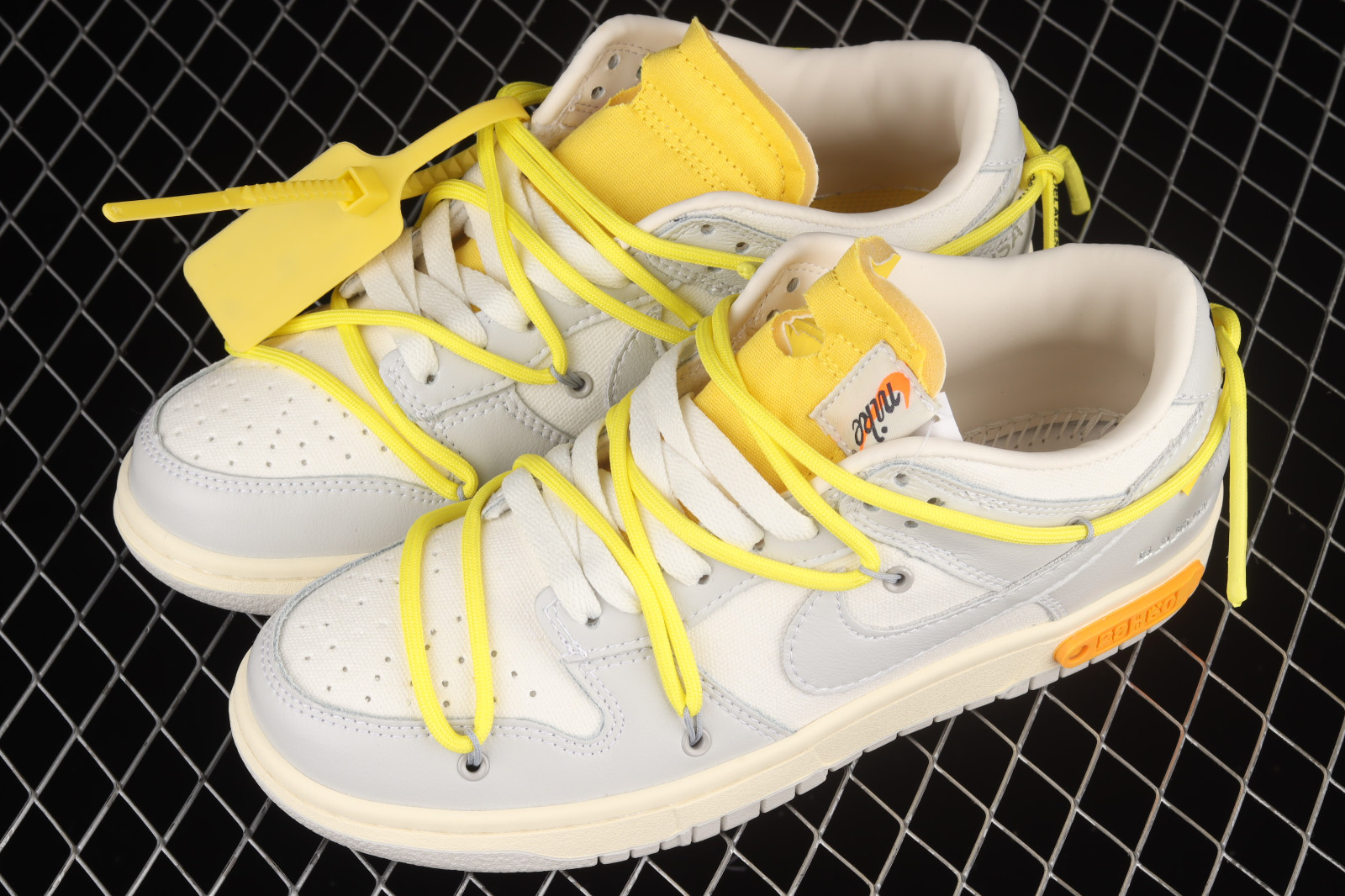 103 - StclaircomoShops - Off - White x Nike SB Dunk Low Lot 29 of 50  Neutral Grey Opti Yellow DM1602 - nike lebron 9 low olympic girls soccer  schedule