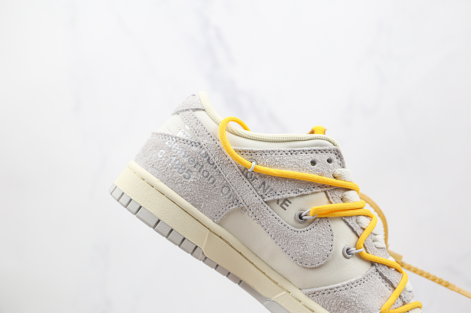 Off - White x Nike SB Dunk Low Lot 39 of 50 Neutral Grey Amarillo DJ0950 -  white and purple nike high heels boots boys kids - 109 - OrgShops