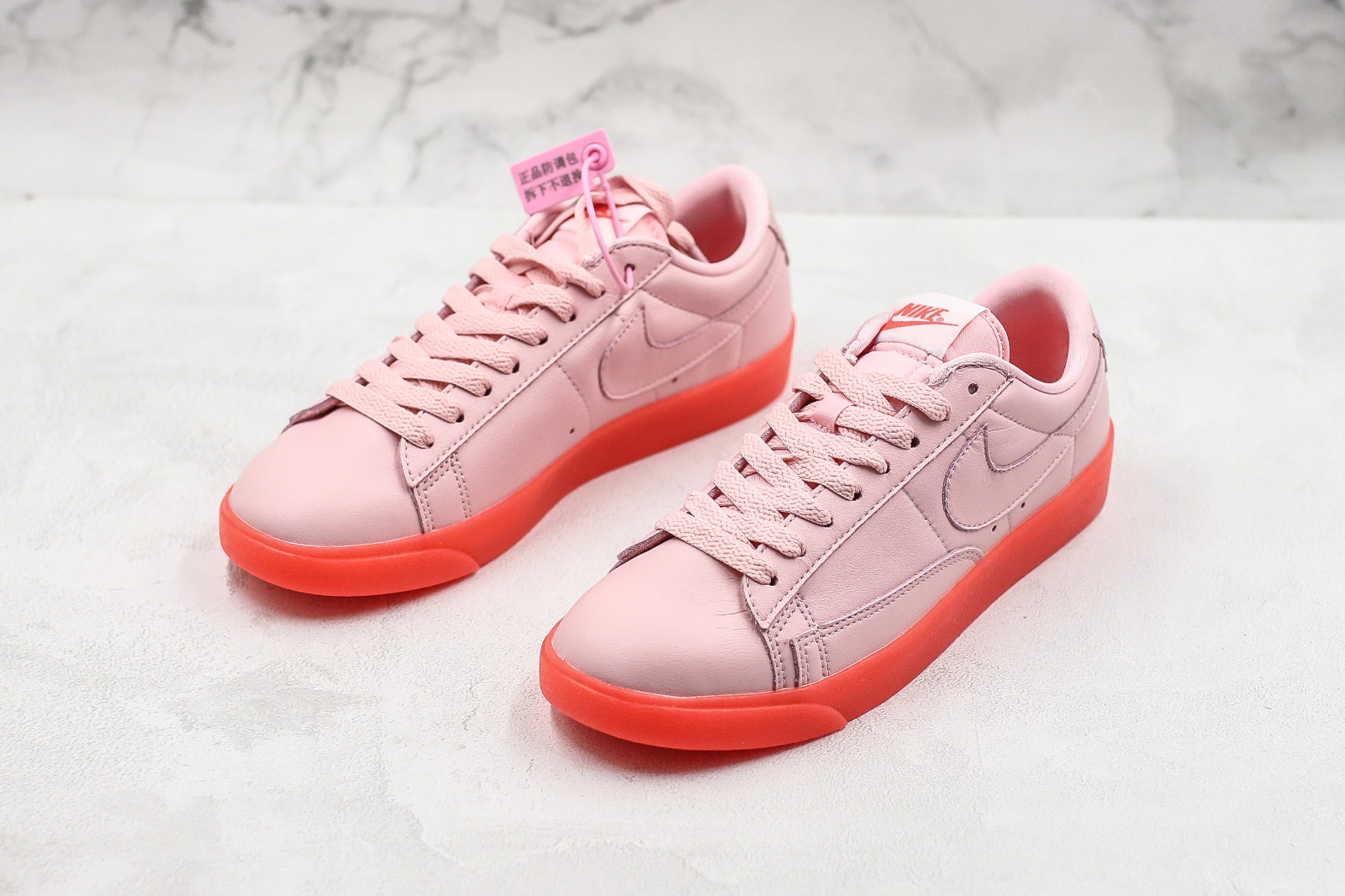 Nike blazer low rouge clearance