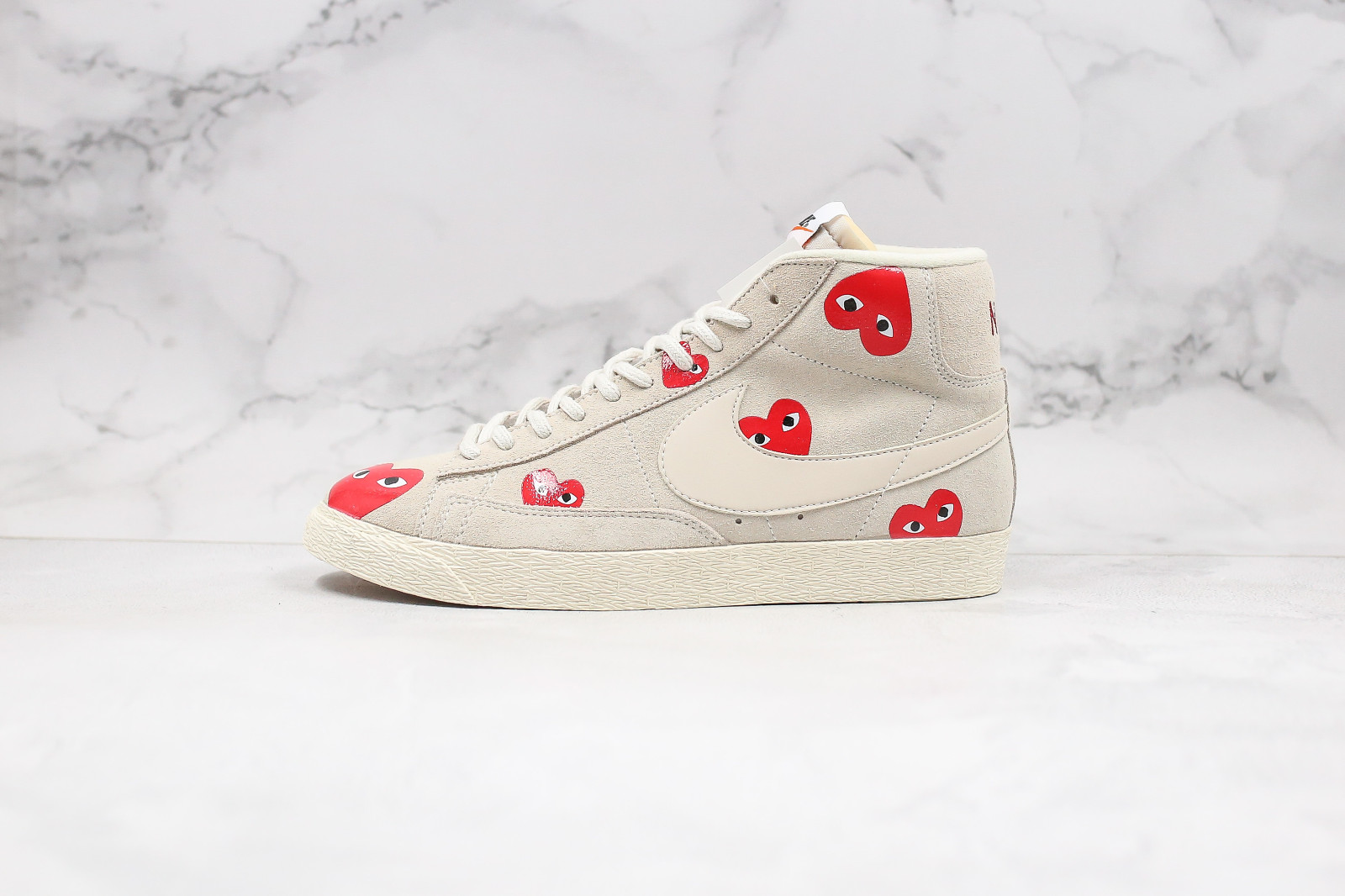 RvceShops - real nike zoom lebron soldier iv silver and gold - COMME des  GARCONS x real Nike SB Blazer Mid Premium PlayCDG CJ0566 - 100
