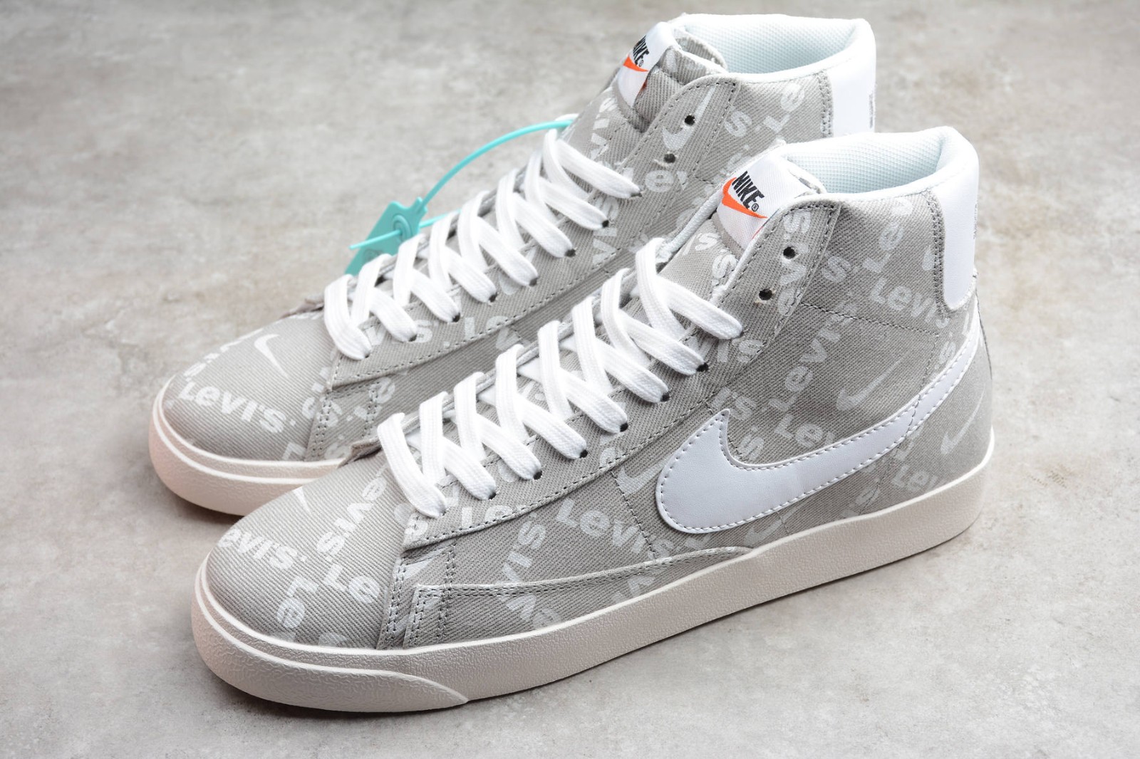 Nike blazer mid qs hh gold white hook Clearance