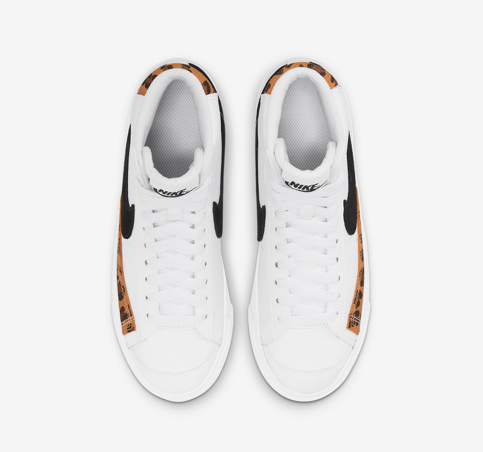 nike blazer mid 77 white leopard