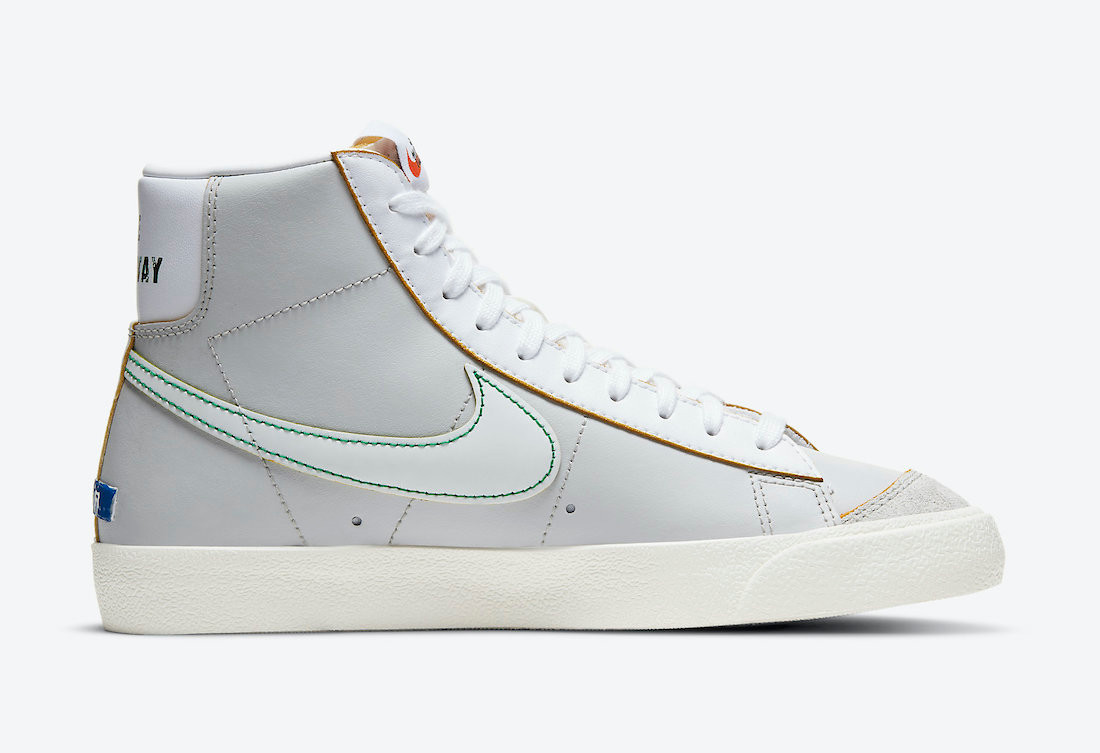 Nike Blazer Mid Nike SB Blazer Mid 77 Label Maker White Varsity