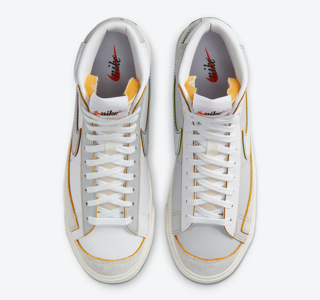Nike blazer grijs clearance