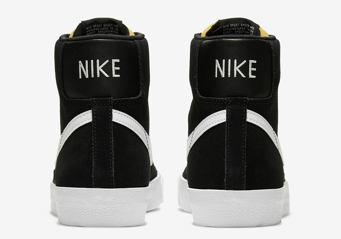 Nike SB Blazer Mid 77 Suede Black White Running Shoes CI1172 - MM6 Maison  Margiela panelled chunky ankle boots Marrone - 005 - RvceShops
