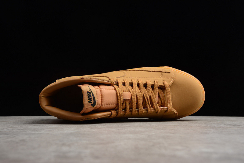 Nike blazer low brun outlet