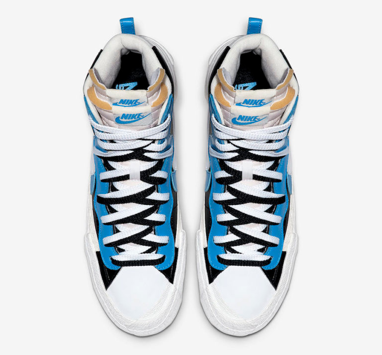 Sacai white black legend blue shop