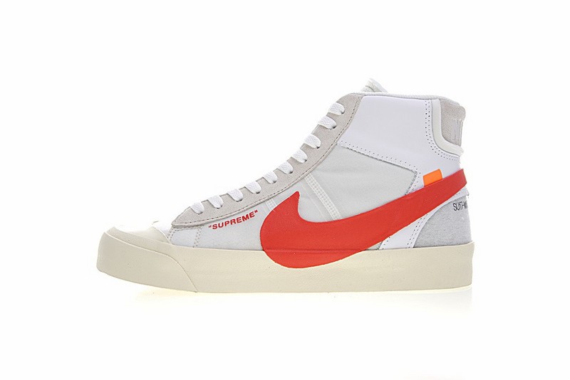 Supreme x nike lunar fusion paint black trim x Off OW White Red AA3832 - nike lunar turf sneakers for women 2017 - Sepsale - 006