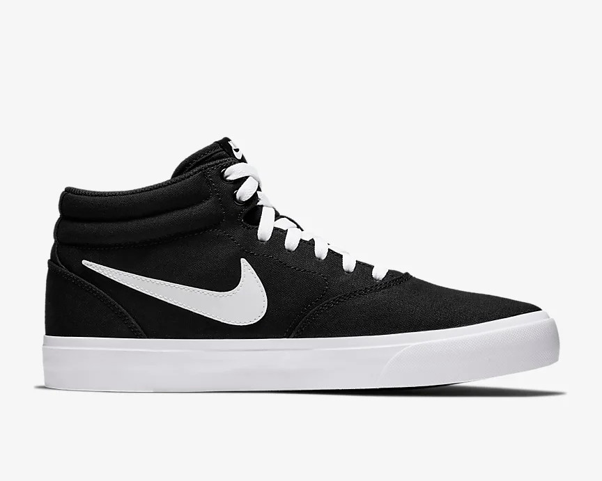 001 - Nike SB Charge Mid Canvas Black 