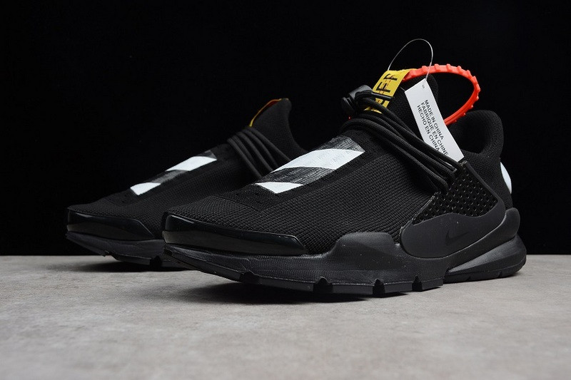 050 - Off White x Nike Sock Dart Triple Black Mens Running Shoes 819686 - nike air mid cheap shoes amazon - StclaircomoShops