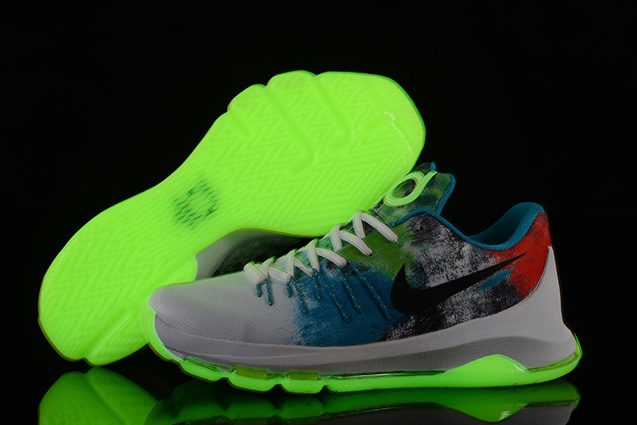GaleriahitShops KD VIII N7 Glowing 123 Nike KD 8 VIII N7 Kevin Durant Basketball Shoes Summit White Liquid Lime 811363 Best Sneaker Cleaners to Keep Your Pairs Looking Like New