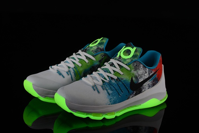 GaleriahitShops KD VIII N7 Glowing 123 Nike KD 8 VIII N7 Kevin Durant Basketball Shoes Summit White Liquid Lime 811363 Best Sneaker Cleaners to Keep Your Pairs Looking Like New