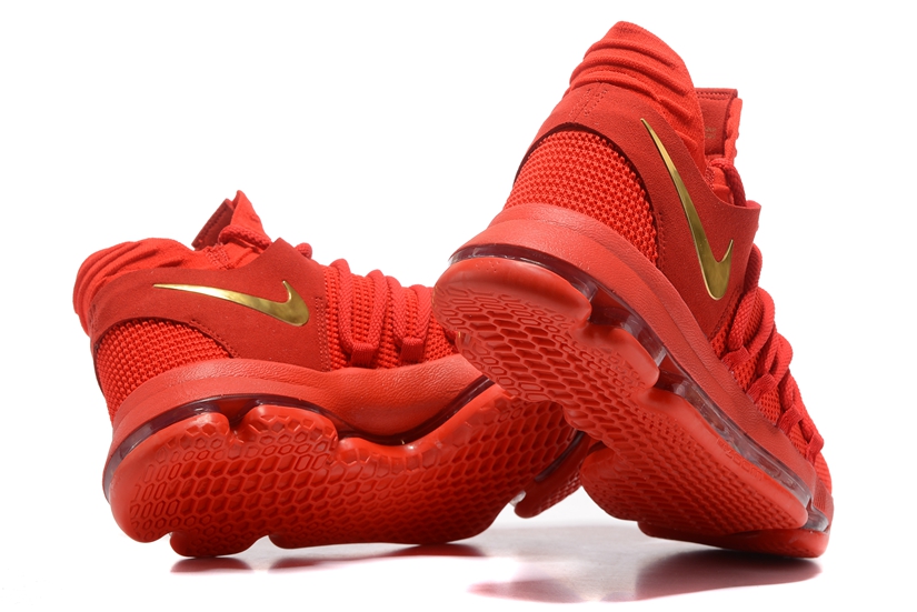 All red kd 10 on sale