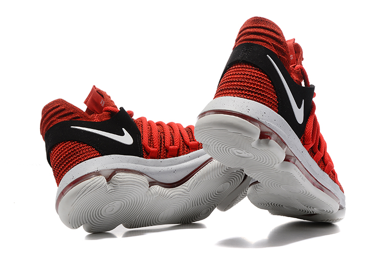 Nike Zoom KD X 10 Men Basketball Shoes leather Red Black White - Nike  Flyknit Max low-top sneakers Nero - RvceShops