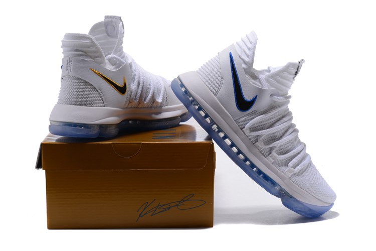 Glamor Dodge Fleeting Nike Zoom KD X 10 Men Basketball Shoes cage White Blue New - Balenciagas  Creased-Leather Sneaker Re-Enters the Arena - StclaircomoShops