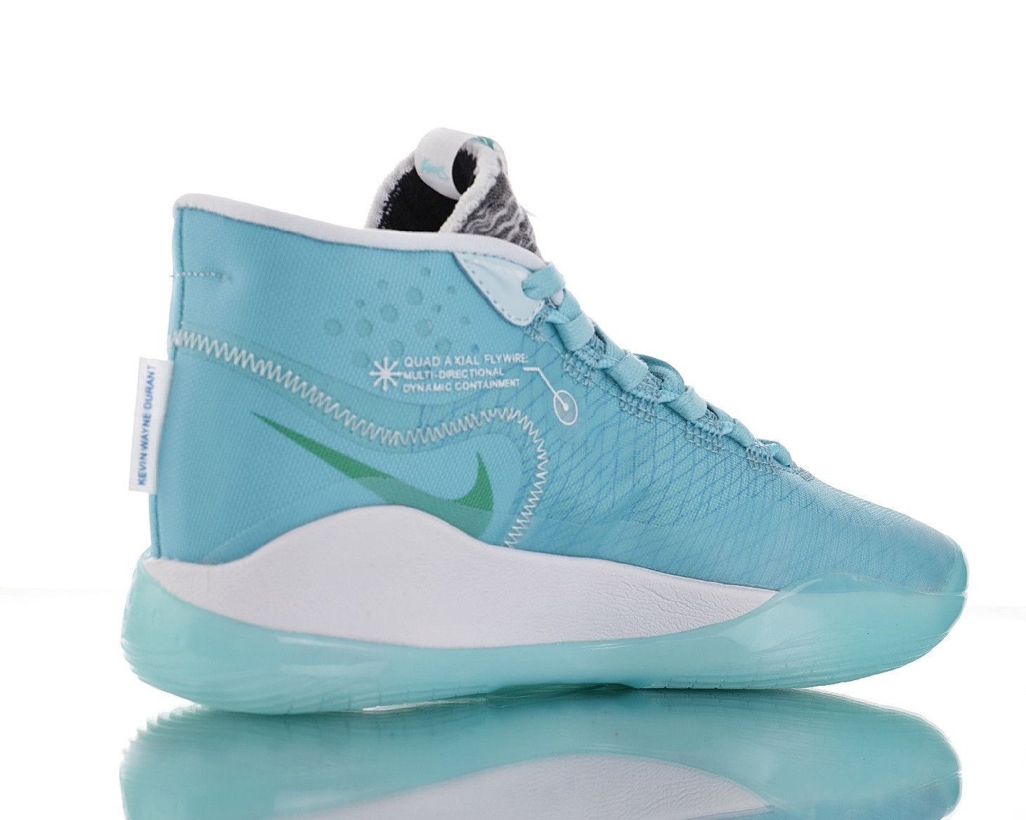 RvceShops Nike Zoom KD 12 EP A lizard White Blue Basketball