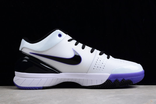 101 - Шорты винтажные adidas equipment nike - StclaircomoShops - Nike Zoom Kobe IV Inline White Varsity Purple 344335