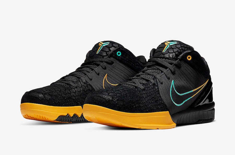 Scarpe kobe 4 uomo nero on sale