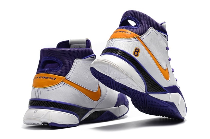 Nike Zoom Kobe 1 Protro Final Seconds Wit Paars Geel AQ2728 nike