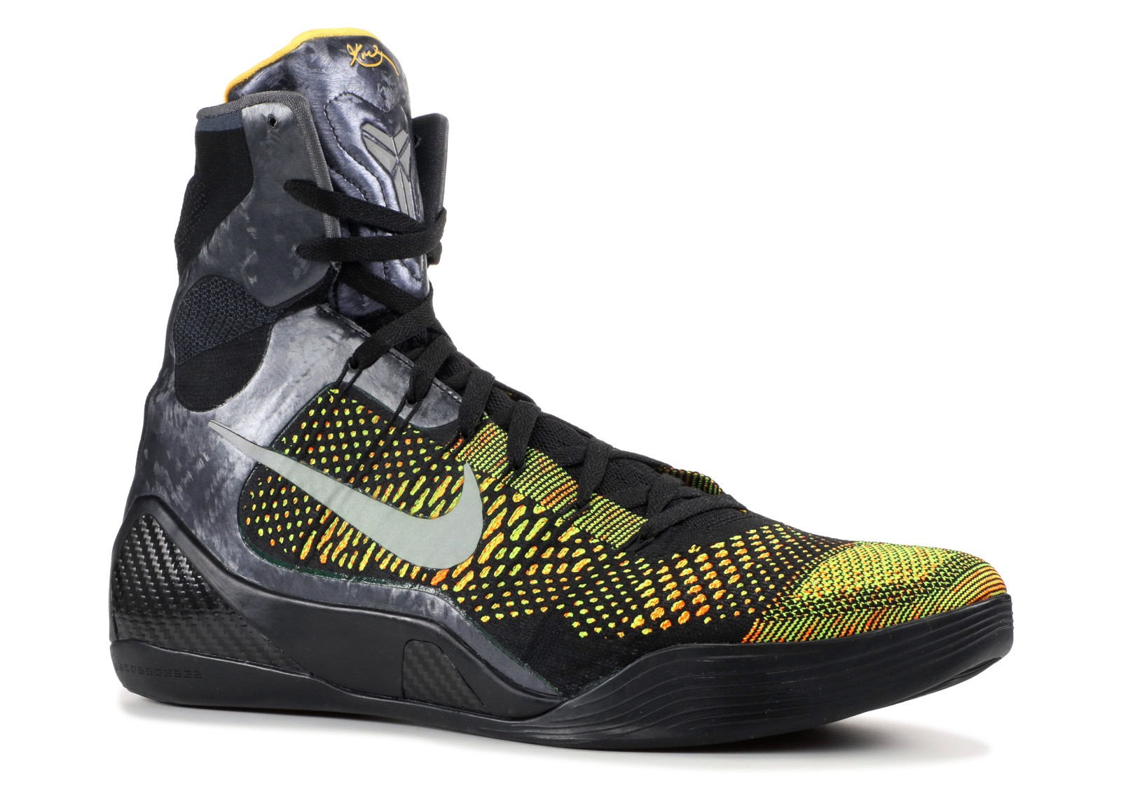 Kobe 9 Elite Inspiration Anthrct Black Silver Metallic 630847 004