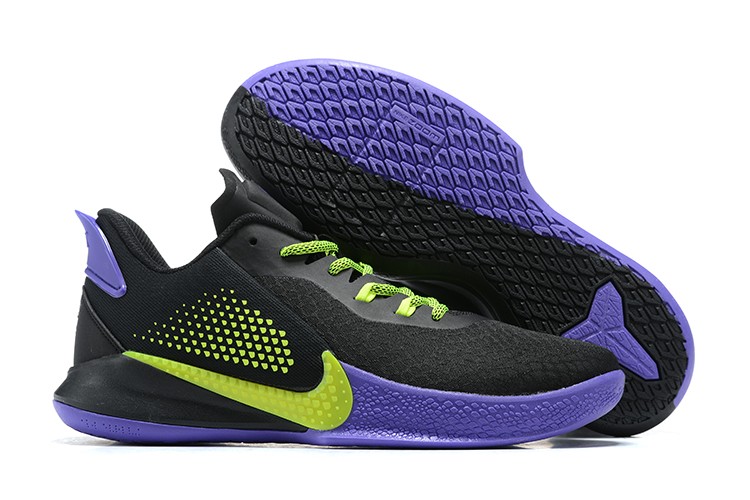 Purple and green cheap basketball shoes