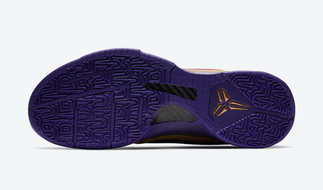 Kobe 5 store purple and gold