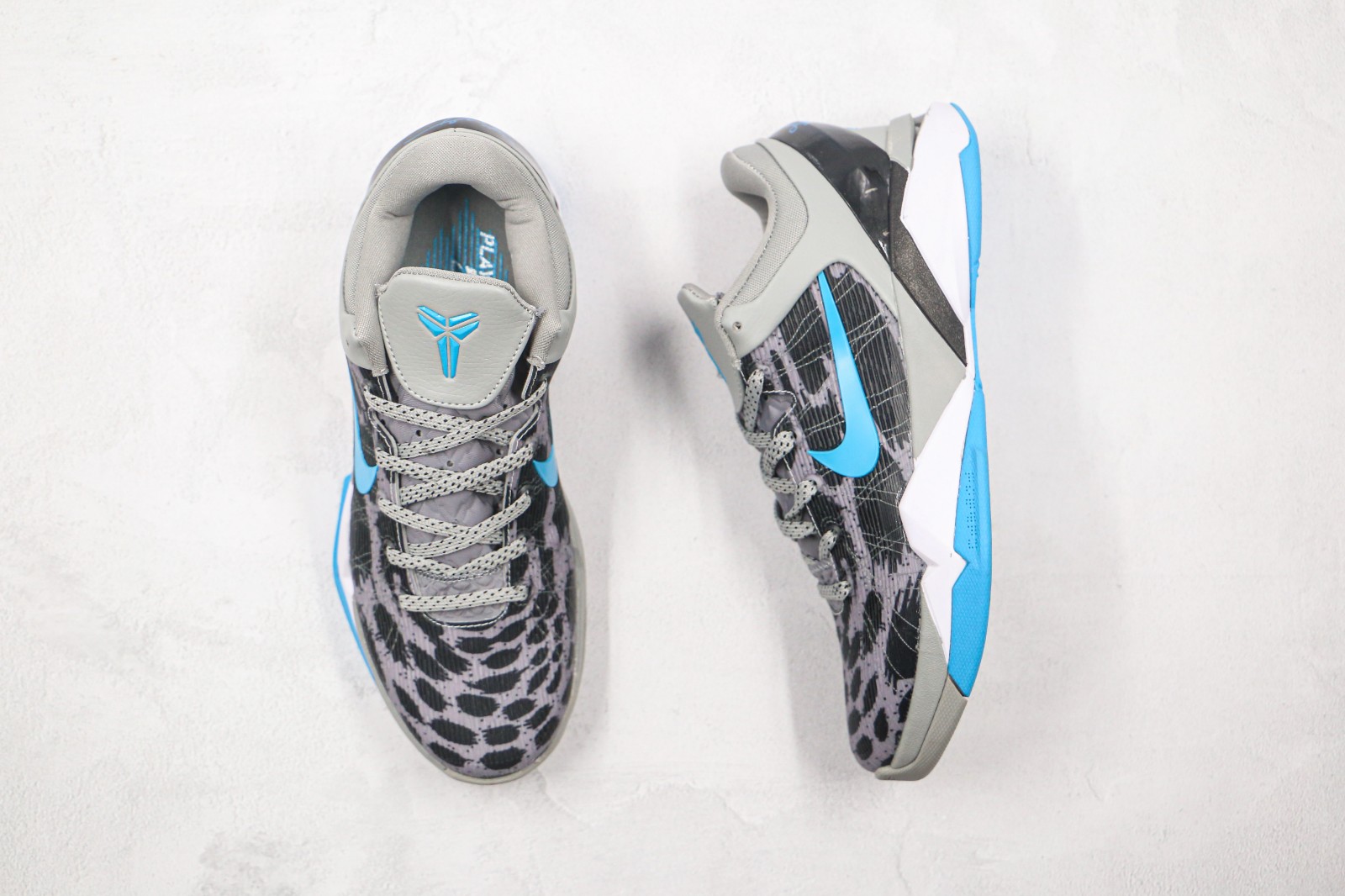 Nike Kobe VII 7 System Duke Grey Photo Blue 488370 nike dry fz