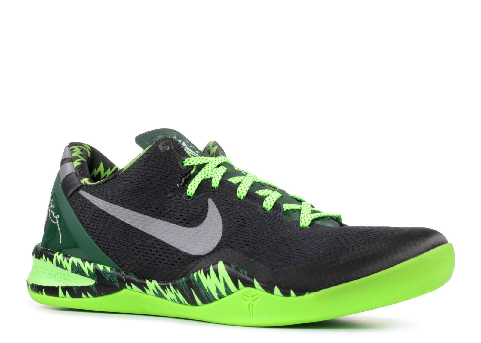 Kobe 8 System Pp Gorge Black Green Silver Metallic 613959 003