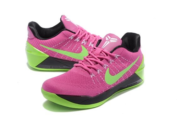 Kobe ad pink and green store