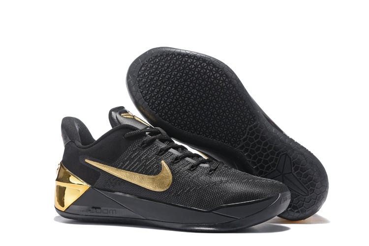RvceShops - zapatillas de running Adidas asfalto ritmo valoradas - Nike Zoom Kobe 12 AD Black Golden Basketball High Shoes