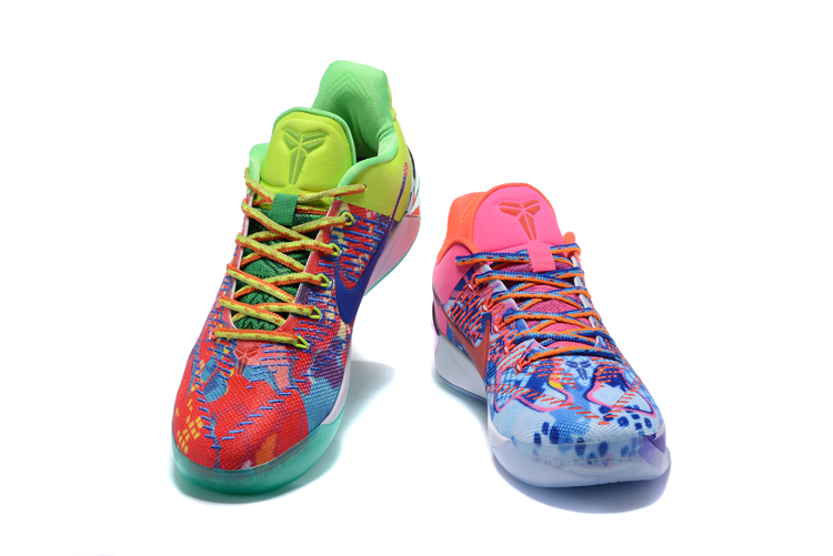 Rainbow colored basketball shoes clearance
