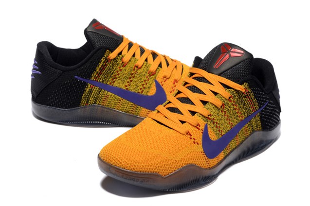 Kobe 11 elite yellow hot sale
