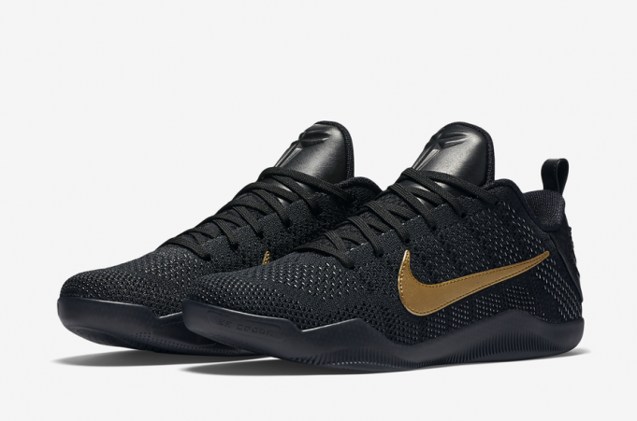 Basketball Kobe 11 Elite Gold Nike Kobe XI 11 Elite Low FTB Fade