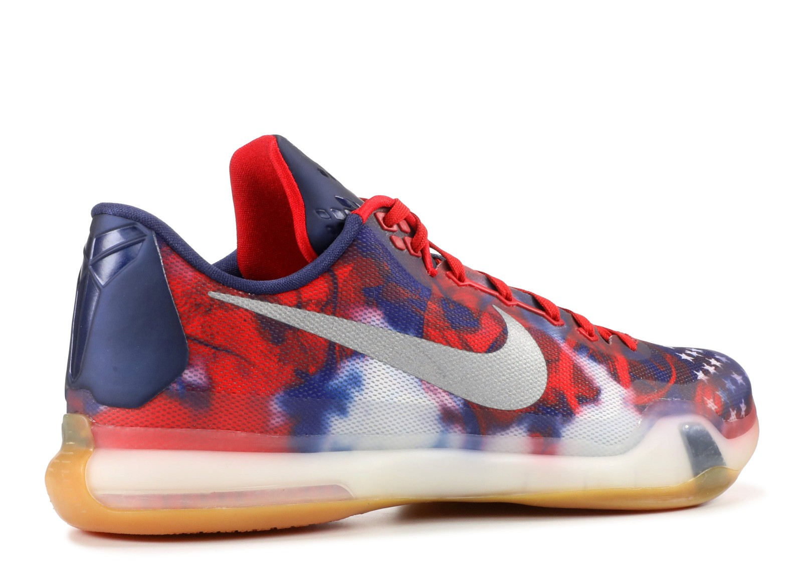 Kobe 10 USA Blue Silver Reflect University Red Photo 705317 604