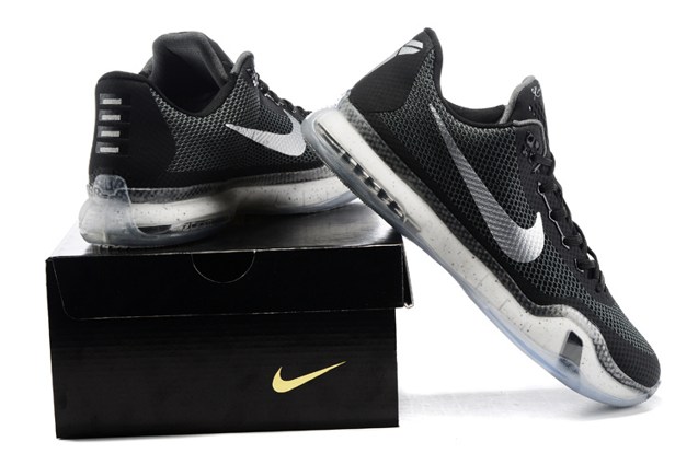 Nike kobe 10 mens silver outlet