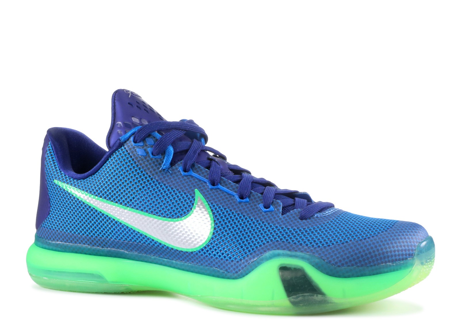 Kobe 10 Emerald City Blue Shock Royal Deep Green Soar 705317 402