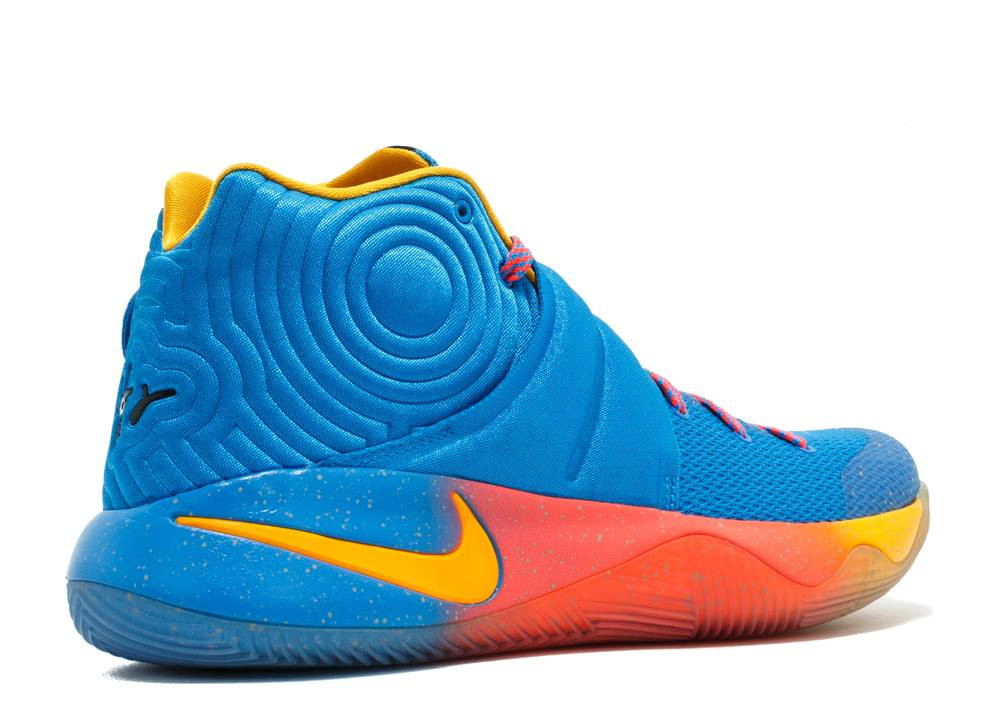 Kyrie 2 blue and gold store