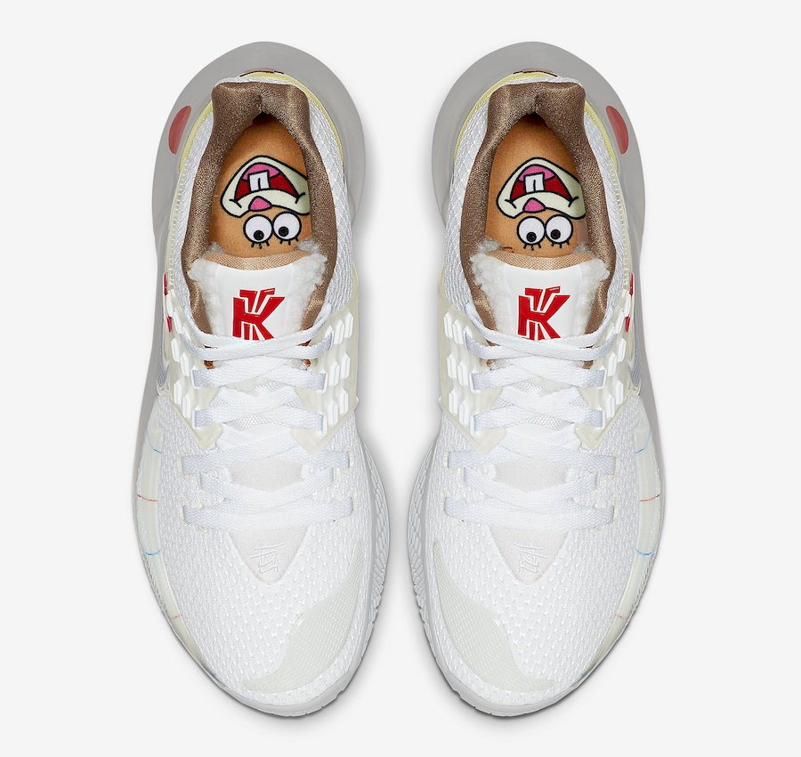 Nike Kyrie Low 2 Sandy Cheeks White Grey CJ6953 Nike Kyrie 2