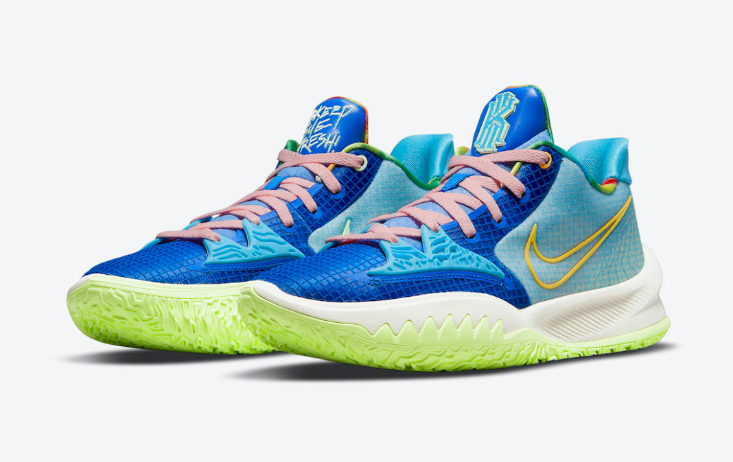 Kyrie 4 blue and green cheap