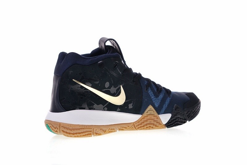Kyrie 4 hot sale navy gold