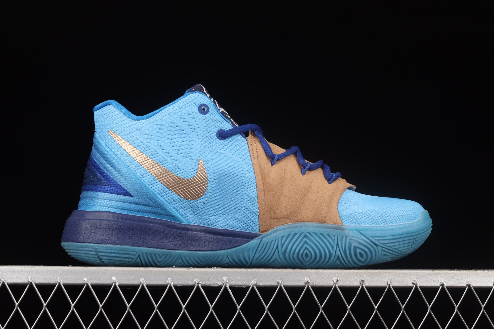 Nike Kyrie 5 StclaircomoShops 400 low price nike lebron maroon and white dress black Concepts x Nike Zoom Kyrie 5 Orions Belt Blue Hero Mutli Club Gold CU2352