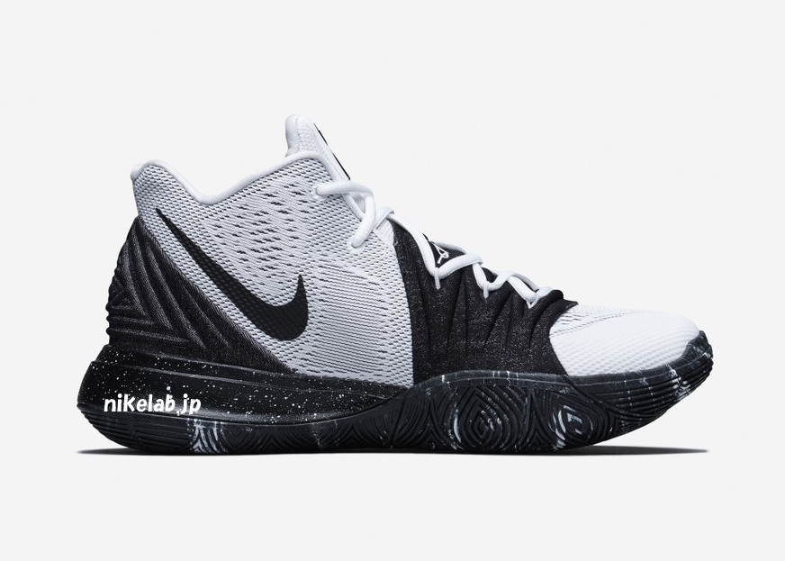 GaleriahitShops Nike Kyrie 5 EP Cookies And Cream White Black Basketball Shoes AO2919 Nike Kyrie 5 Release Reminder Nike Lunar 100