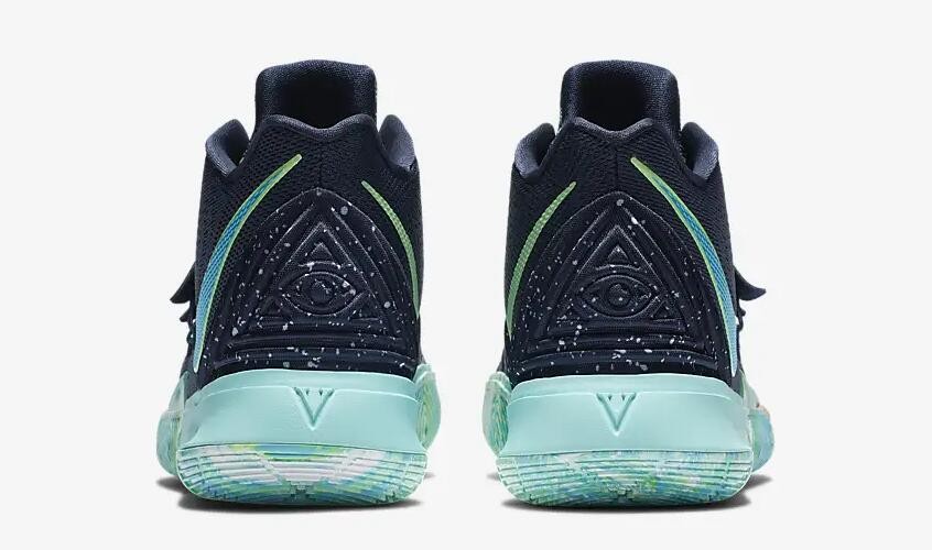 Nike Kyrie 5 Obsidian Scream Green Light Current Blue AO2918 400
