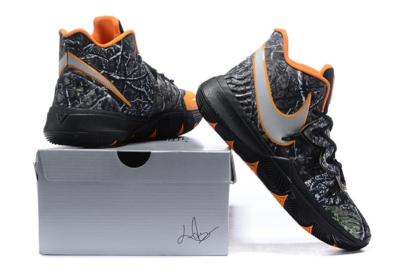 Kyrie 5 black orange online
