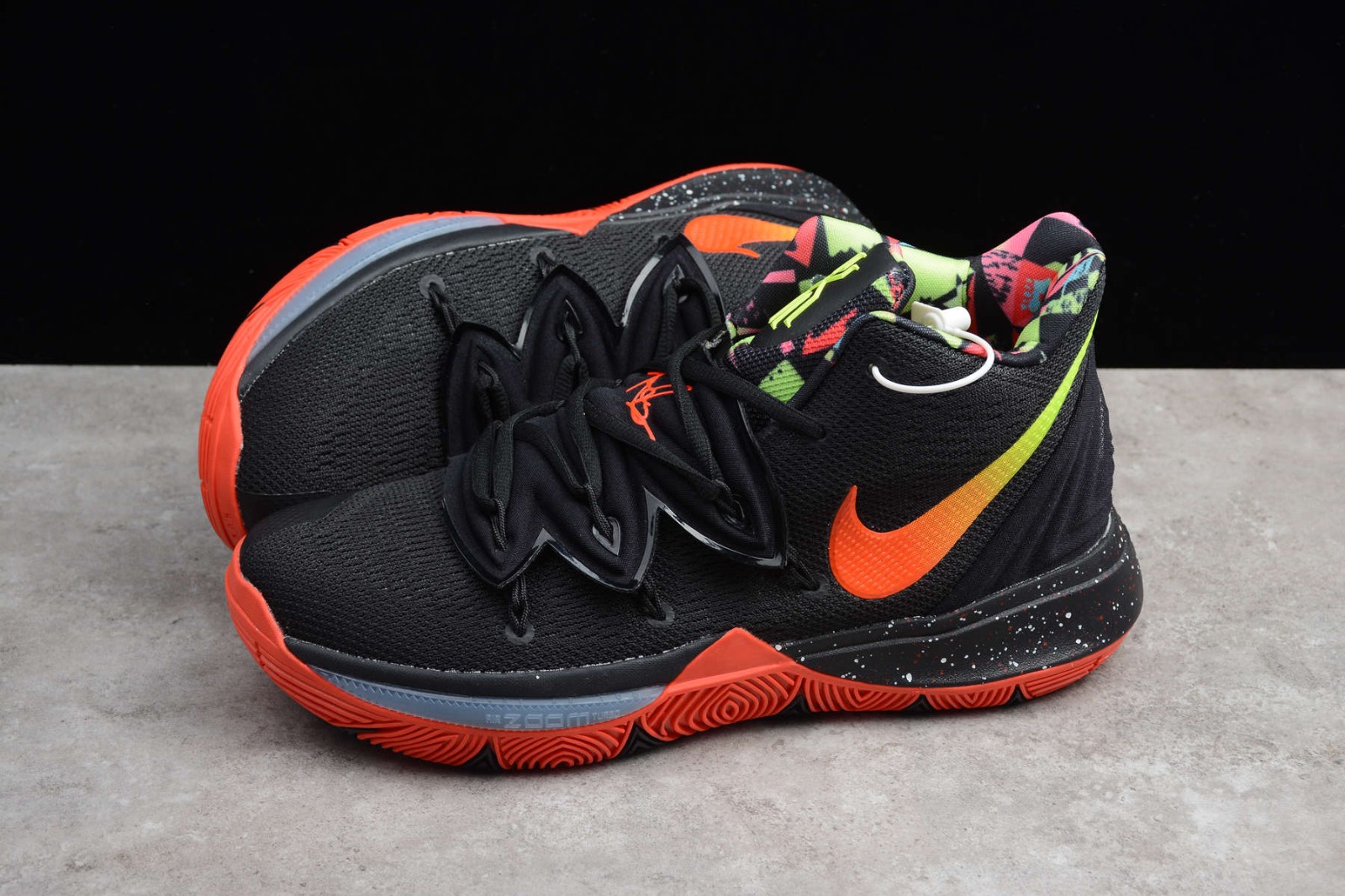 Kyrie 5 new arrivals black orange
