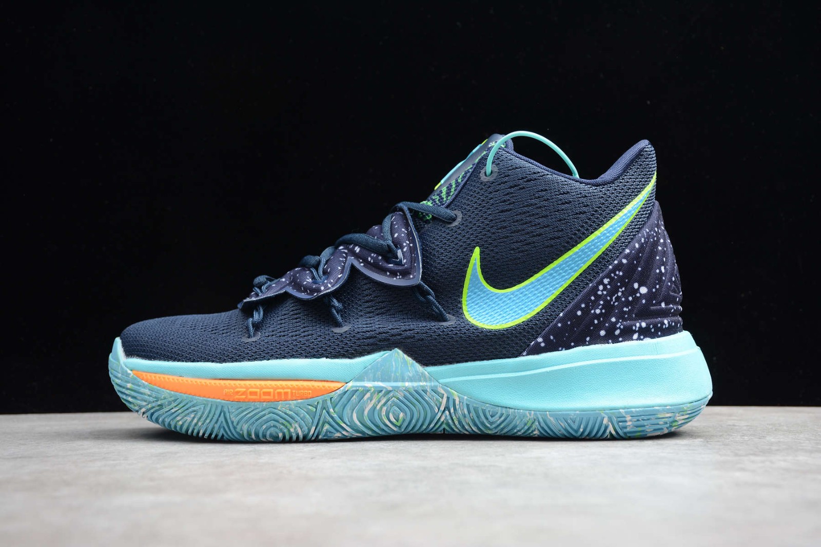 Kyrie 5 blue green clearance