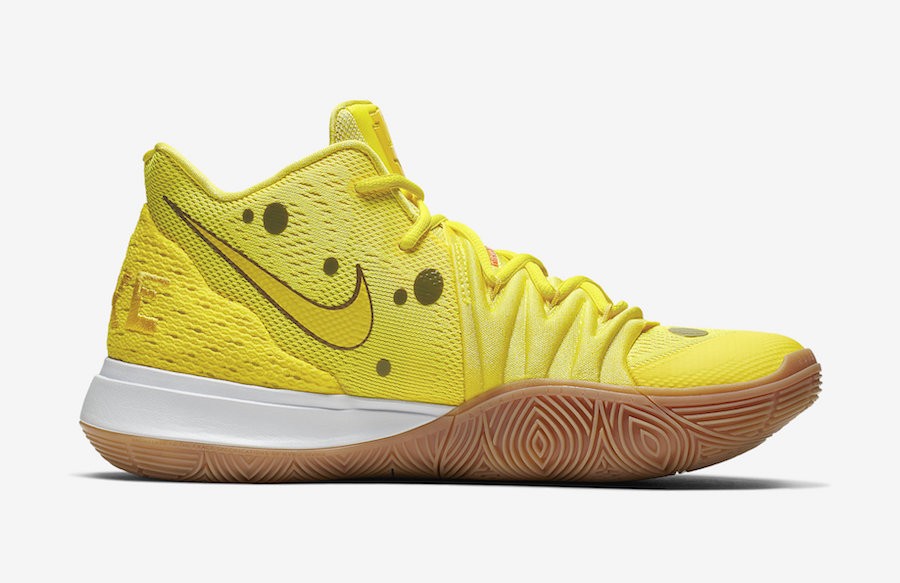 Nike Kyrie 5 700 SpongeBob SquarePants x Nike Kyrie 5 SpongeBob Opti Yellow CJ6951 GaleriahitShops nike men lunar ultimate trainer shoes